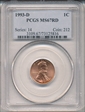 1993-D 1C MS67RD