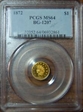 1872 G$1 BG-1207 MS64
