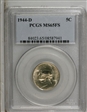 1944-D 5C MS65FS
