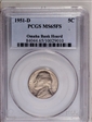 1951-D 5C MS65FS