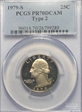 1979-S 25C Type 2 PR70DCAM