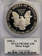 1990-S $1 Silver Eagle PR70DCAM