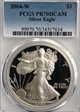 2004-W $1 Silver Eagle PR70DCAM