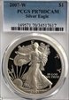2007-W $1 Silver Eagle PR70DCAM
