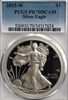 2015-W $1 Silver Eagle PR70DCAM