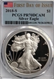 2018-S $1 Silver Eagle First Day of Issue PR70DCAM