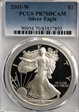 2001-W $1 Silver Eagle PR70DCAM