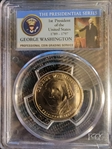 (2007) $1 Missing Edge Lettering George Washington MS66