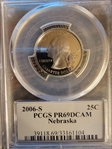 2006-S 25C Nebraska PR69DCAM