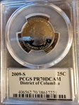 2009-S 25C District of Columbia PR70DCAM