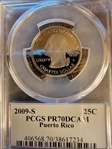 2009-S 25C Puerto Rico PR70DCAM