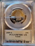 2009-S 25C Guam PR70DCAM