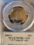 2009-S 25C U.S. Virgin Islands PR70DCAM