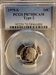 1979-S 10C Type 2 PR70DCAM