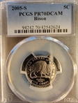 2005-S 5C Bison PR70DCAM