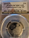 2016-S 25C Cumberland Gap NP PR70DCAM