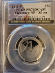 2011-S 25C Vicksburg NP - Silver PR70DCAM