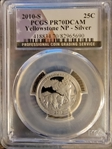 2010-S 25C Yellowstone NP - Silver PR70DCAM