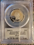 2009-S 25C District of Columbia  Silver PR70DCAM