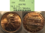 1984 1C Doubled Die Obverse MS67RD