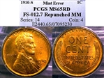 1910-S 1C MS65RD