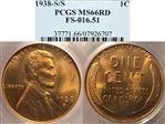 1938-S/S 1C RPM, FS-501 MS66RD