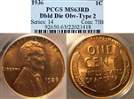 1936 1C Doubled Die Obverse, Type 2 MS63RD