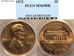1972 1C MS65RD