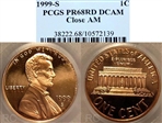 1999-S 1C Close AM FS-901 PR68DCAM