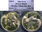 1945-P 5C MS63