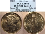 1941-S 10C AU58