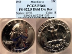 1960 25C PR66