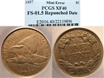 1857 1C Flying Eagle XF40