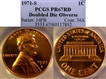 1971-S 1C DDO FS-101 PR67RD