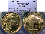 1938-D/D 5C Buffalo MS65