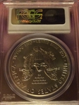 2011-W $1 Burnished Silver Eagle SP70