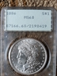 1886 $1 MS60