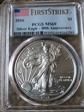 2016 $1 Silver Eagle Silver Eagle - 30th Anniversary First Strike MS69