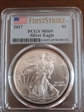 2017 $1 Silver Eagle First Strike MS69