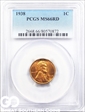 1938 1C MS66RD