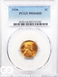 1936 1C MS66RD