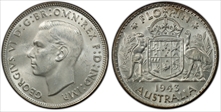 1943(m) Florin KM-40  Ag MS63