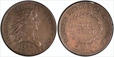 1792 1 cent Birch Cent J-4 