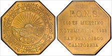 1915 SC$1 HK-400 Bronze Pan-Pac Expo Official Medal 