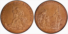 1796 Token Myddelton, Copper 