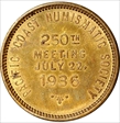 1939 Token Central States Aluminum 18mm Numismatic Conference 