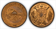 1959 SC$1 HK-573 Oreide, Beaver OR Statehood Centennial 