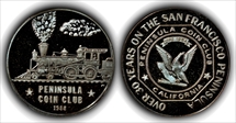 1974 Medal San Francisco Mint Bicentennial C.S.N.A Silver 