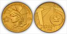 1976 Medal Medallic Art Co., CT 18k Gold Washington Bicentennial 