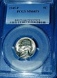 1945-P 5C MS64FS